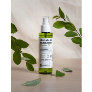 La Saponaria Bio-Hamamelishydrolat – Adstringierendes Blütenwasser, 100 Ml
