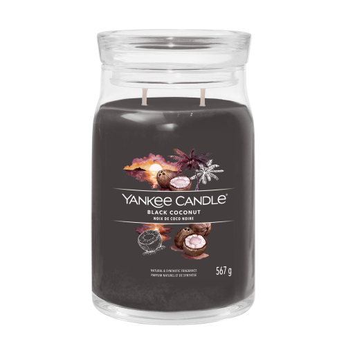 Yankee Candle Pomegranate Coconut - Candela In Barattolo Grande - Profumo Fruttato Tropicale Di Melograno E Cocco - Autonomia Fino A 125 Ore