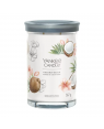 Yankee Candle Candela Profumata Signature Tumbler grande Coconut Beach