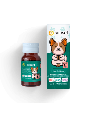 Suntiva- SunVet taglia L- Compresse benessere animale 