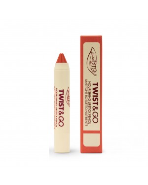 Matitone Rossetto Nutriente - 502 Nude Pescato - Twist&Go - PuroBio Cosmetics