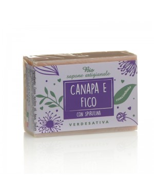 Verdesativa Sapone Vegetale Canapa Fico D'India e Spirulina