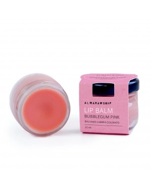 Almara Soap Balsamo Labbra Naturale Colorato Bubblegum Pink