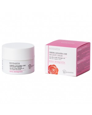 Bioearth Bio Rosa Mosqueta Crema Leggera 24h