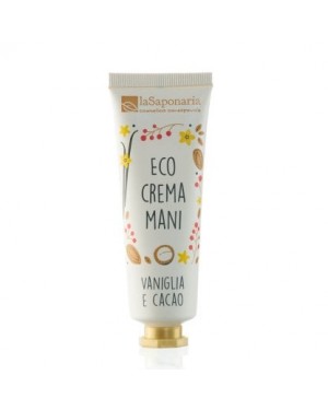 La Saponaria Crema Mani Vaniglia e Cacao | Bioeco-shop.it