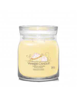 Candela Profumata Media Signature- Vanilla Cupcake - Yankee Candle