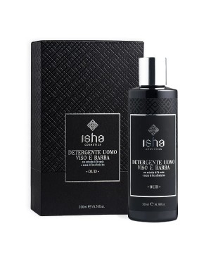 Detergente Viso e Barba - Profumo Oud - Isha Cosmetics