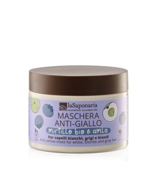 Maschera Anti-giallo Mirtillo Bio e Amla - La Saponaria