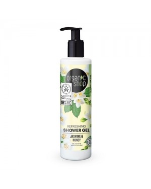 Gel Doccia Rinfrescante Gelsomino e Miele - Organic Shop 
