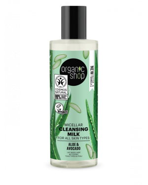 Latte Detergente Micellare Aloe e Avocado - Organic Shop