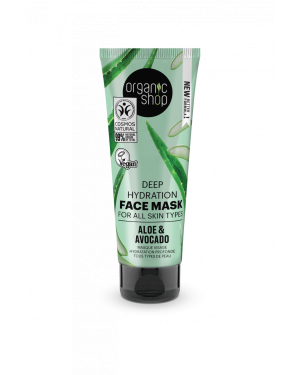 Maschera Viso Idratazione Profonda Aloe e Avocado - Organic Shop