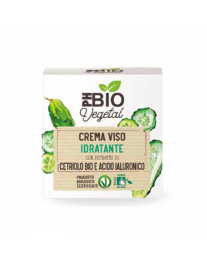 Ph Bio Vegetal - Crema Viso Idratante Cetriolo e Acido ialuronico 