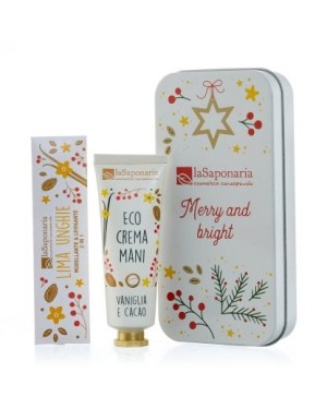 La Saponaria Scrigno Mani e Unghie Merry and Bright | Bioeco-shop.it