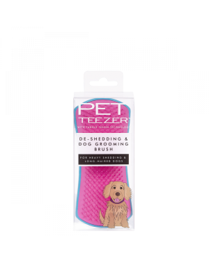 Pet Teezer De-Shedding Blue/Pink - Tangle Teezer