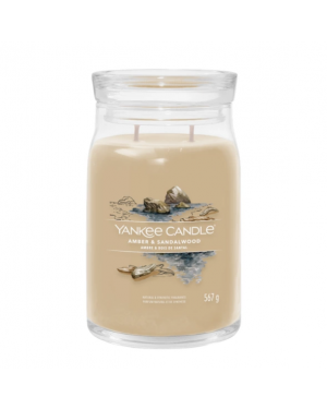 Candela Profumata Grande Signature - Amber & Sandalwood - Yankee Candle