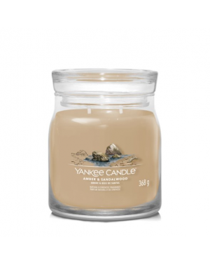 Candela Profumata Media Signature - Amber & Sandalwood - Yankee Candle