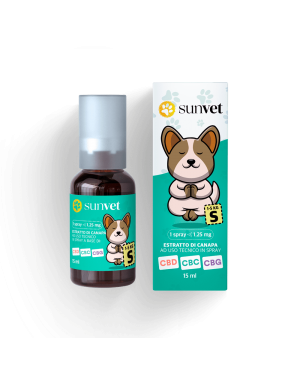 Suntiva- SunVet taglia S- Spray benessere animale 