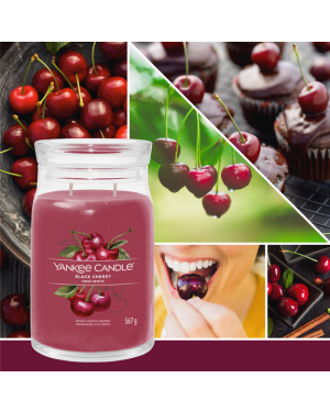 Yankee Candle Candela Profumata Signature grande Black Cherry