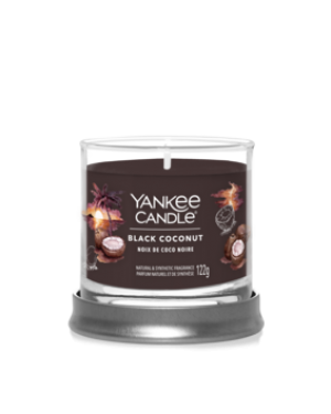 Yankee Candle Candela Profumata Signature Tumbler Small - Black Coconut 
