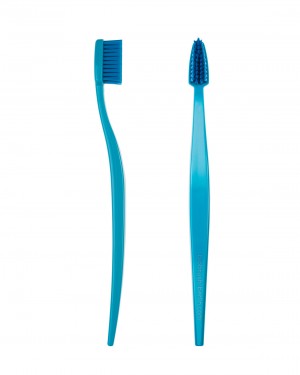 BioBrush Berlin Spazzolino da Denti per Adulti in Bioplastica Blu