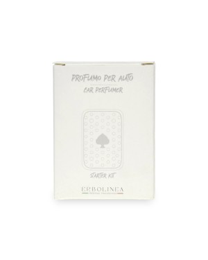 Erbolinea Profumatore per Auto a Presa d'Aria - Starter Kit Bianco