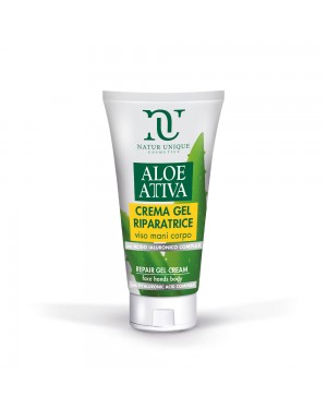 Aloe Attiva crema Gel riparatrice viso mani corpo Natur Unique 