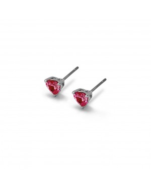 Verame' Orecchini Chiara Argento Fucsia