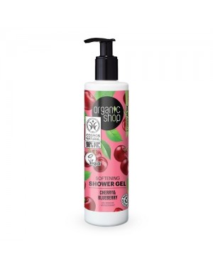 Organic Shop Gel Doccia Emolliente Ciliegia e Mirtillo