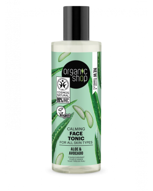 Organic Shop Tonico Viso Lenitivo Aloe e Avocado