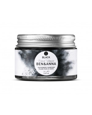 Polvere Dentifricia Black al carbone attivo Ben&Anna
