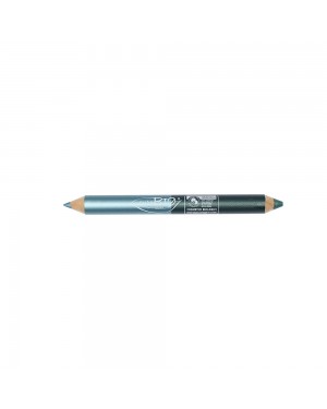 Purobio Cosmetics Matitone Duo Occhi Night 02 Kajal Ottanio - Ombreto Verde Smeraldo