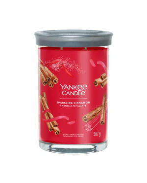 Yankee Candle Candela Profumata Grande Signature Tumbler Sparkling Cinnamon
