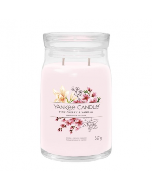 Yankee Candle Candela Profumata Signature grande Pink Cherry & Vanilla