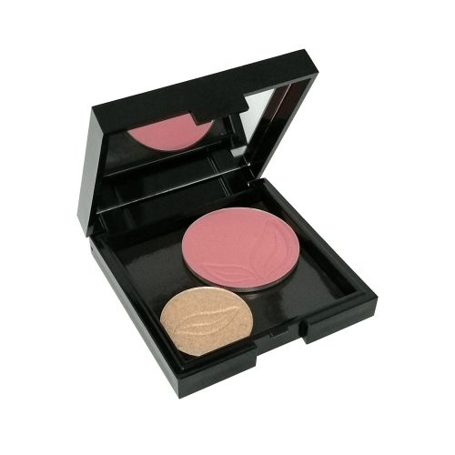 PuroBio Magnetische Make-up Palette – Mit Spiegel, Für Bis Zu 8 Lidschatten (30 Mm), Praktisch Für Unterwegs